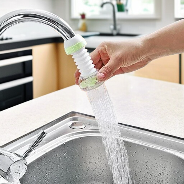 浄水機能付き伸縮式キッチン蛇口スプレーヘッド