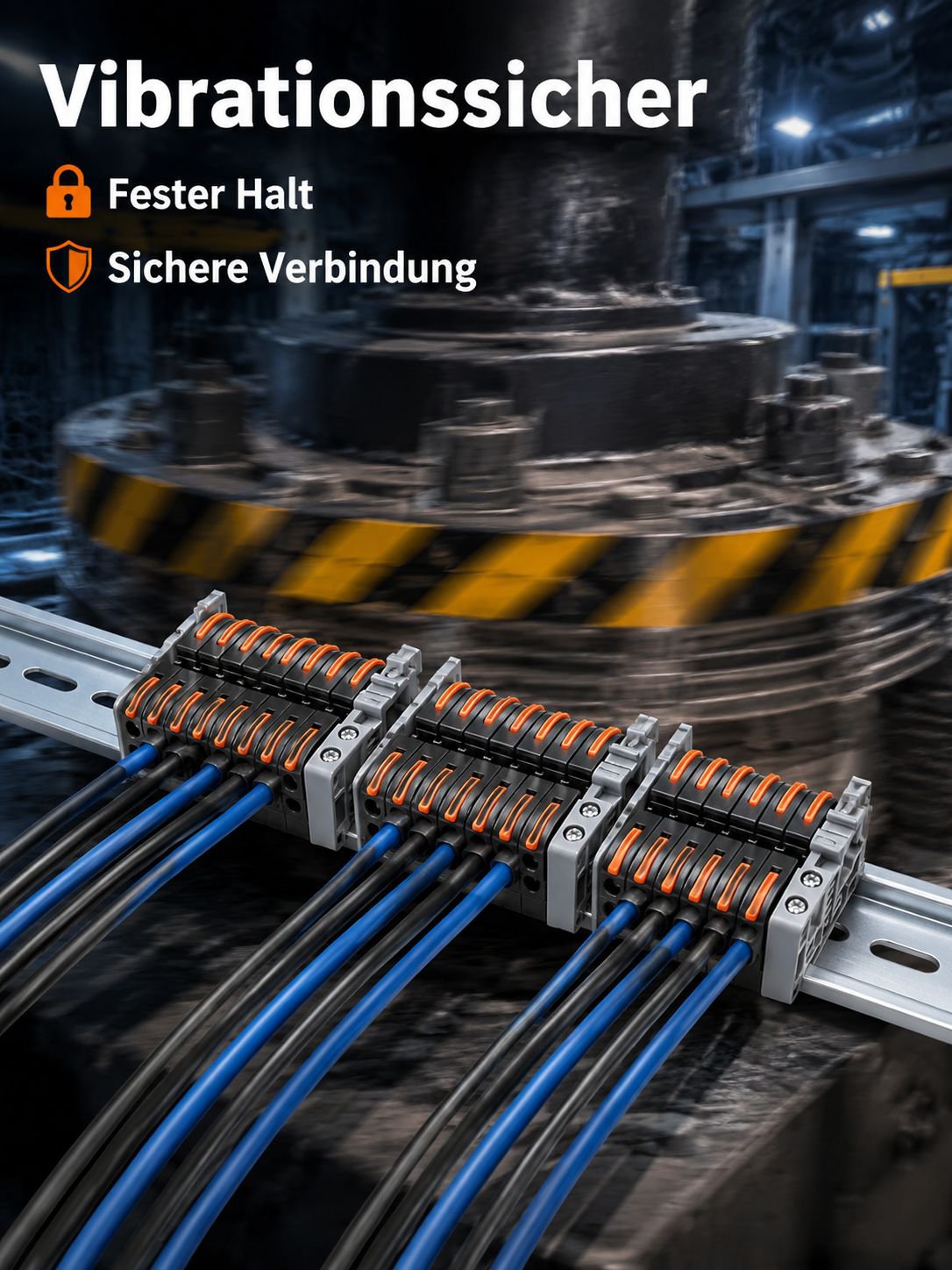 Elektrischer Verteilerblock für professionelle Installationen