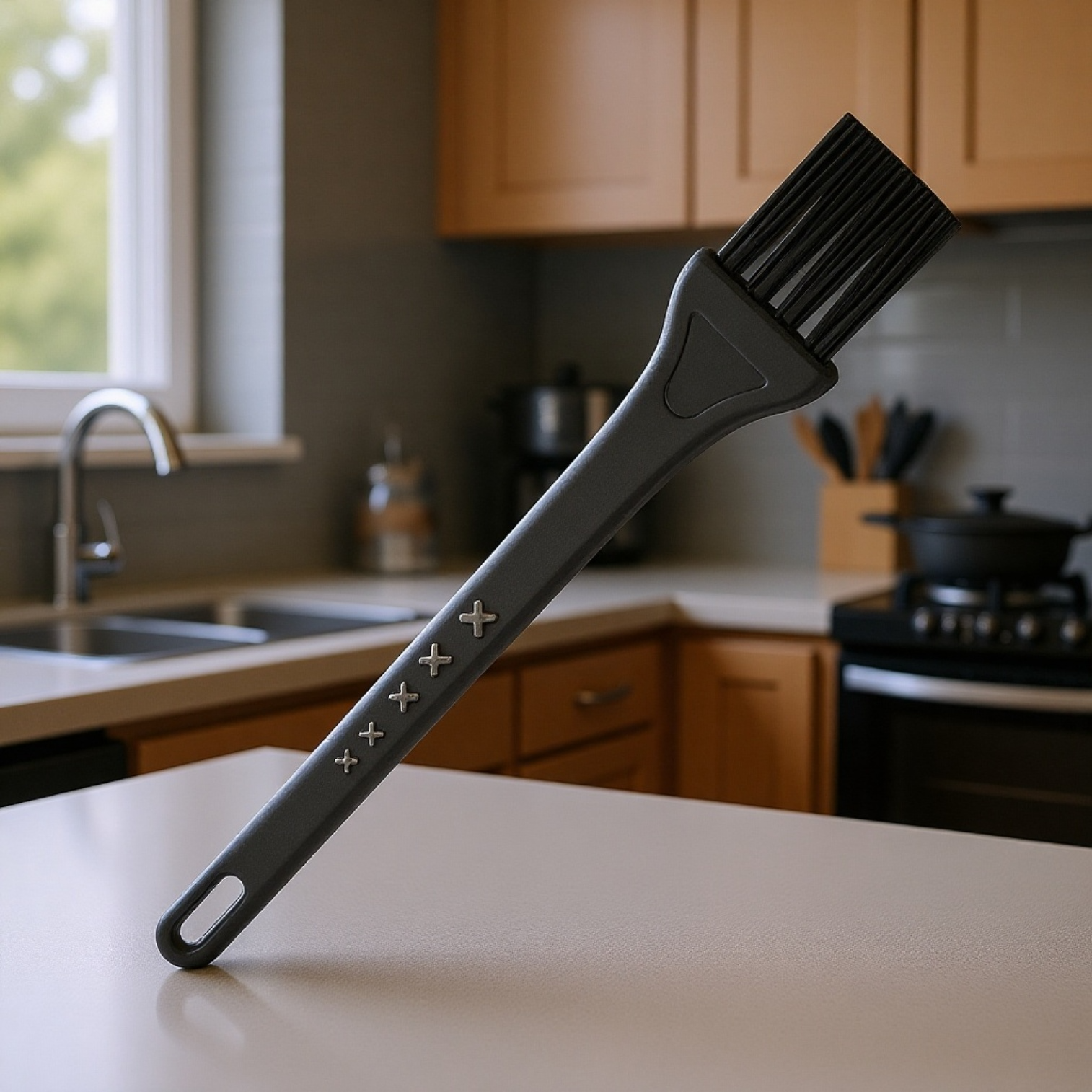 Malý nylonový kartáček na česnekový lis