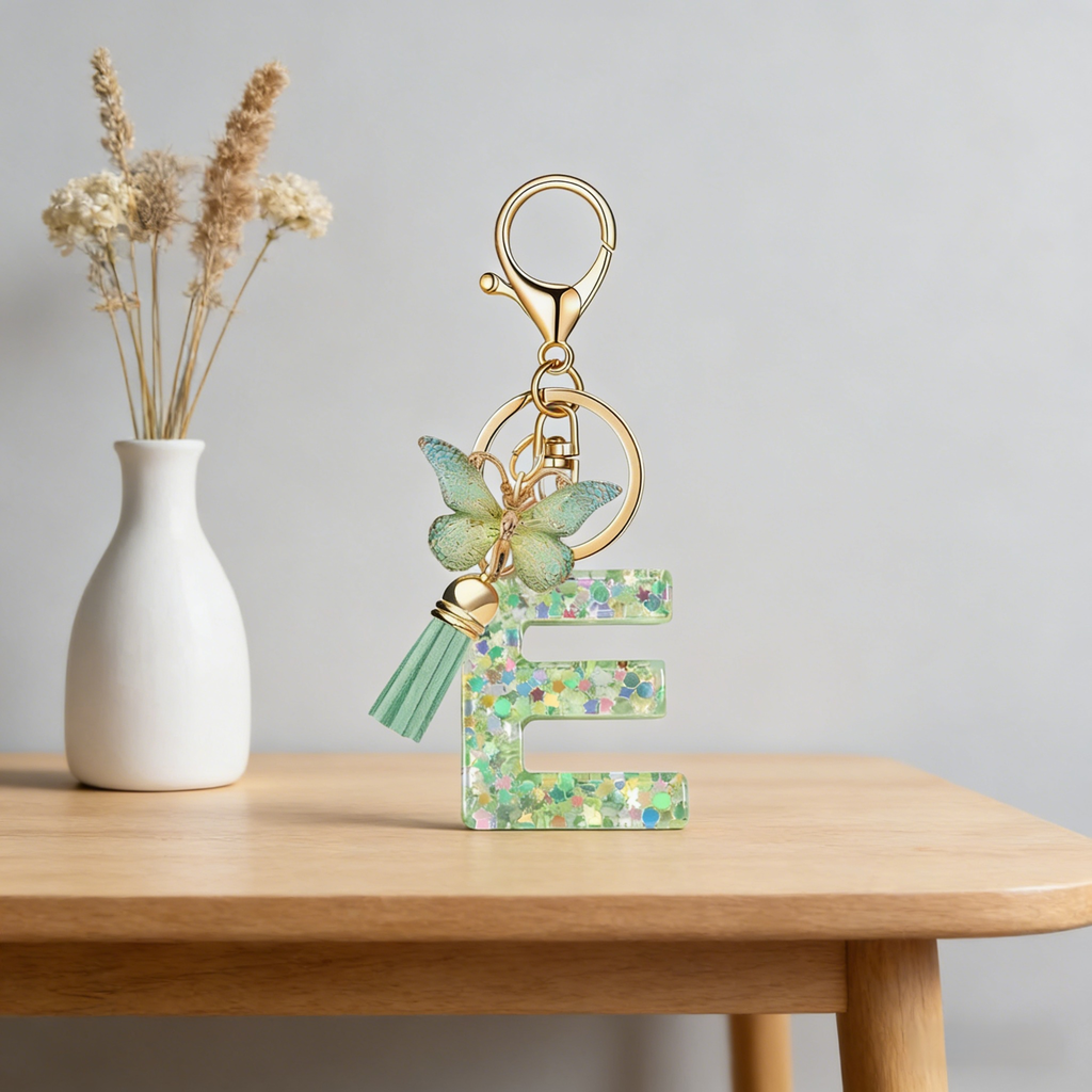 Letter keychain