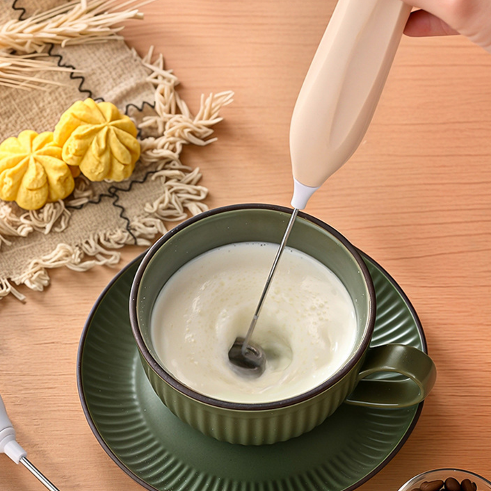 Electric Milk Frother and Egg Beater Handheld Mixer 