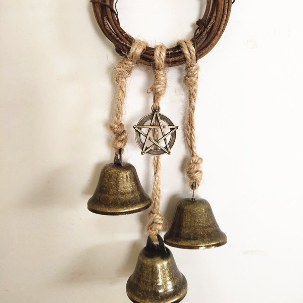 Bohemian witch doorbell decoration