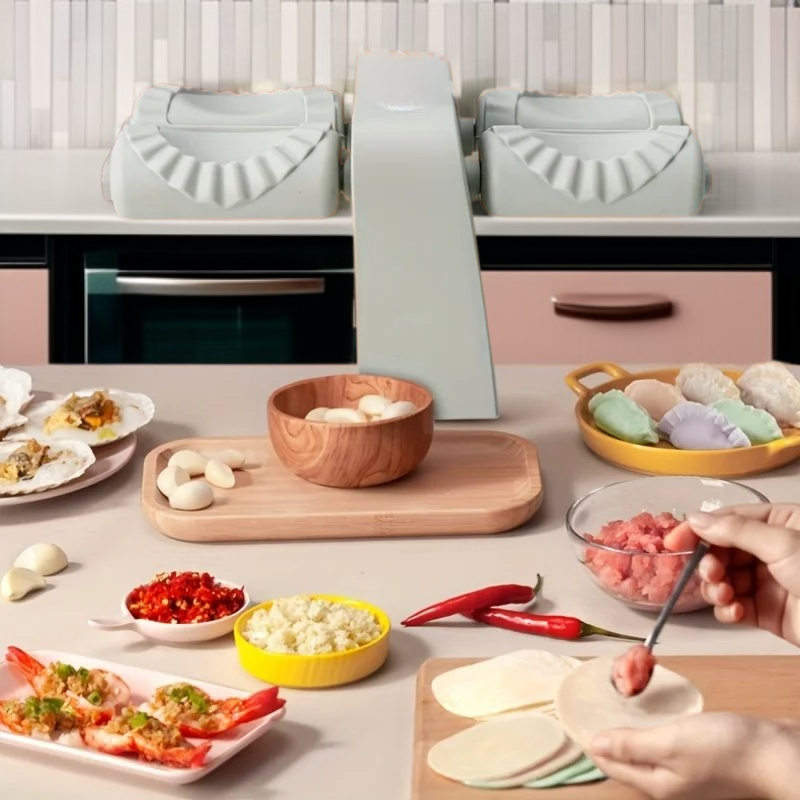 小型電動餃子メーカー、家庭用自動餃子成形機、手動モールド不要