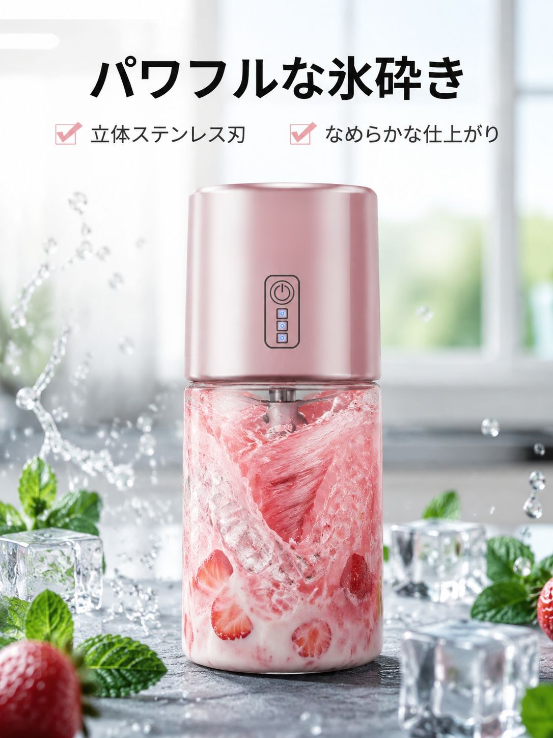 USB充電ポータブルジューサーカップ家庭用ジューサー