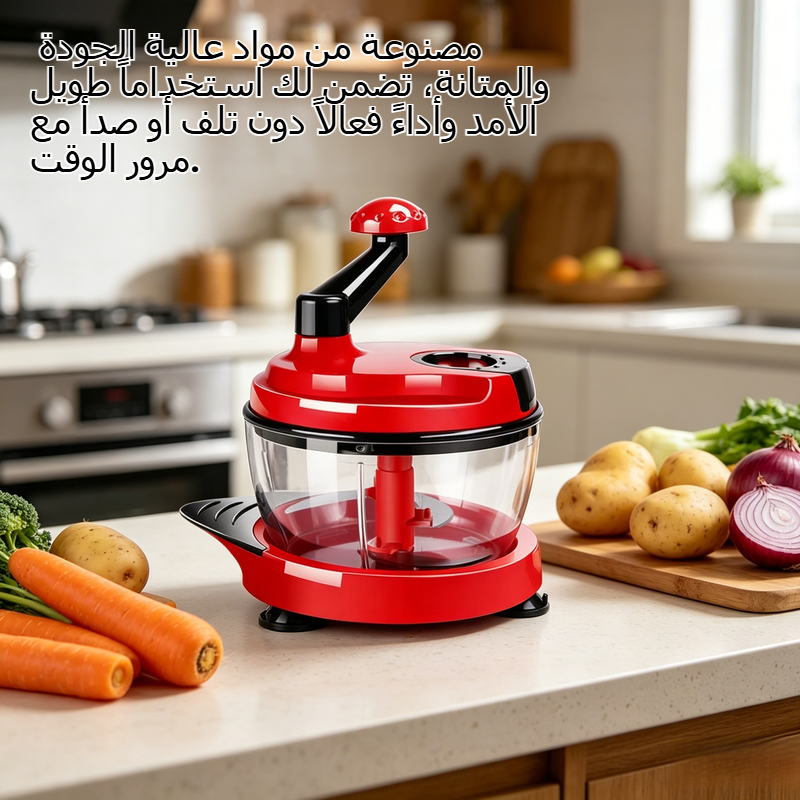 مفرمة خضروات يدوية متعددة الوظائف ومفرمة العجين