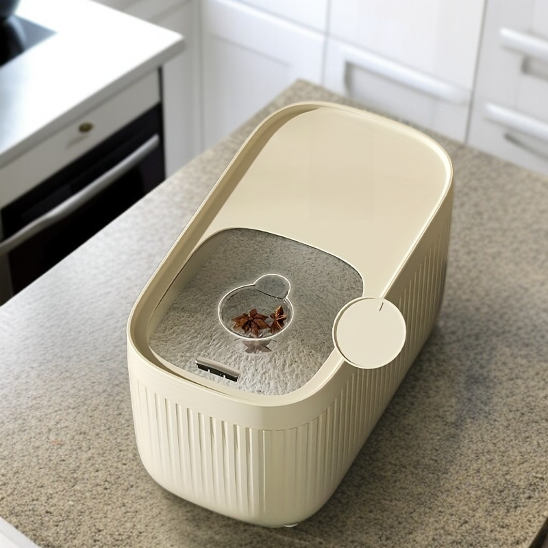스케일 밀봉 주방 쌀통 – 다용도 식품 저장, 밀가루 잡곡 쌀 보관함