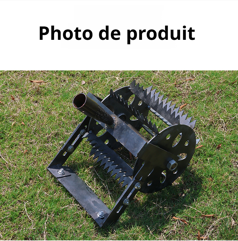 Accessoire de jardinage innovant pour éliminer les mauvaises herbes