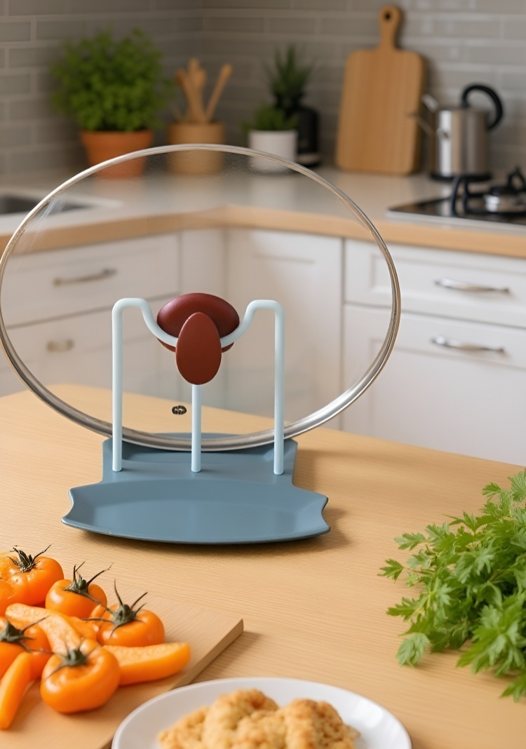 냄비 뚜껑 걸이 설치 방법 설명 이미지