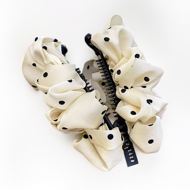 Pinza elegante para el cabello con motivo floral