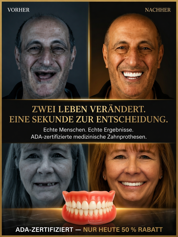 ADA-zertifizierte medizinische Zahnprothese