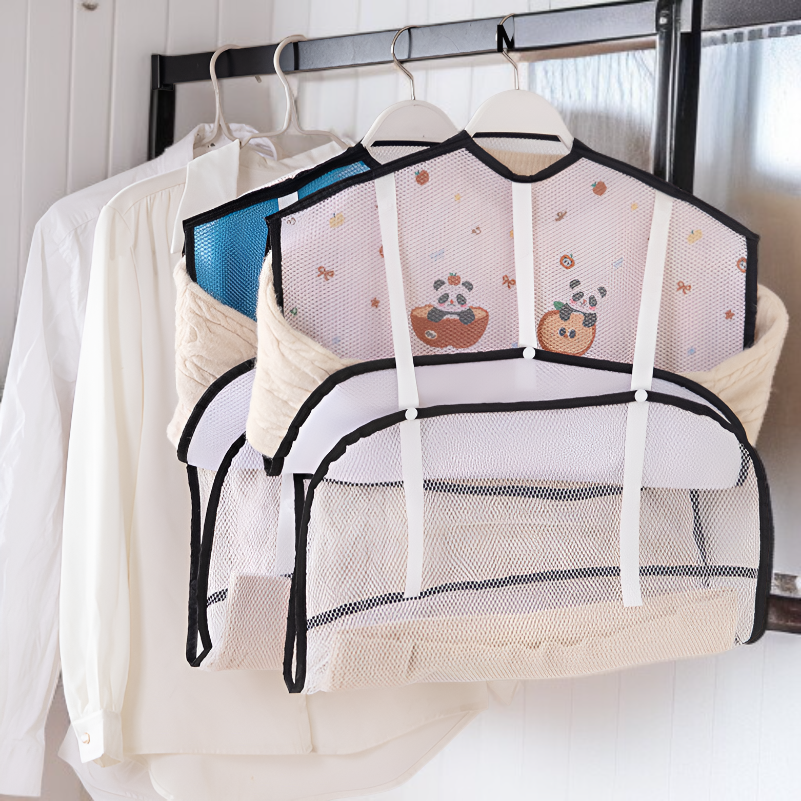 Siatka na swetry do uporządkowania garderoby