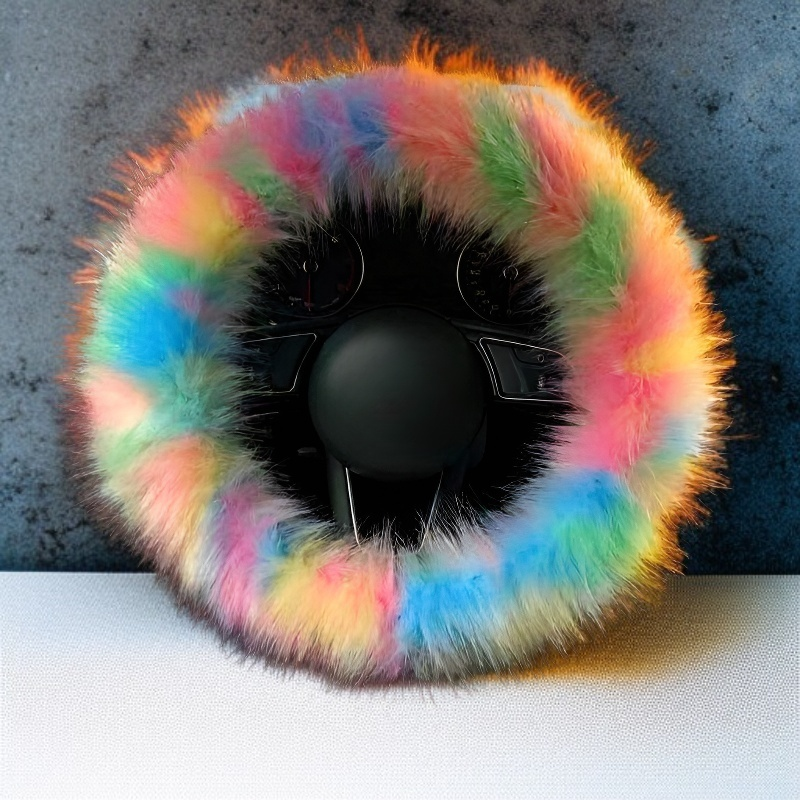 Colorful steering wheel cover
