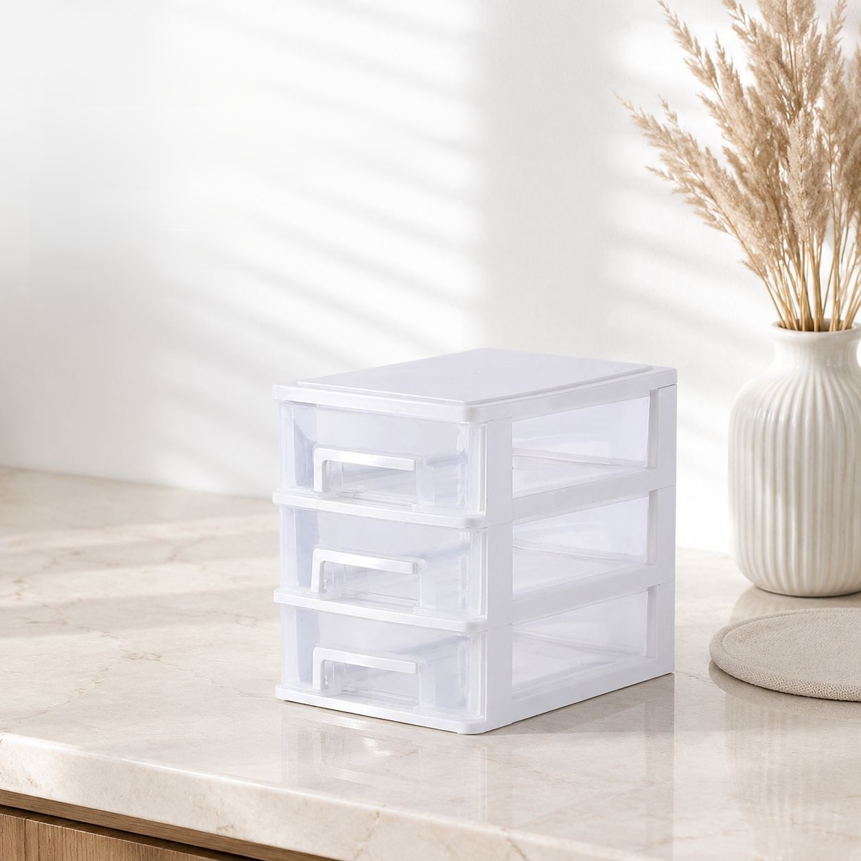 Transparent Desktop Storage Box