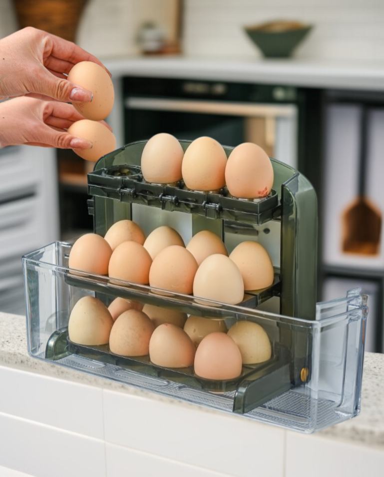 حامل بيض بلاستيك مقاوم للكسر