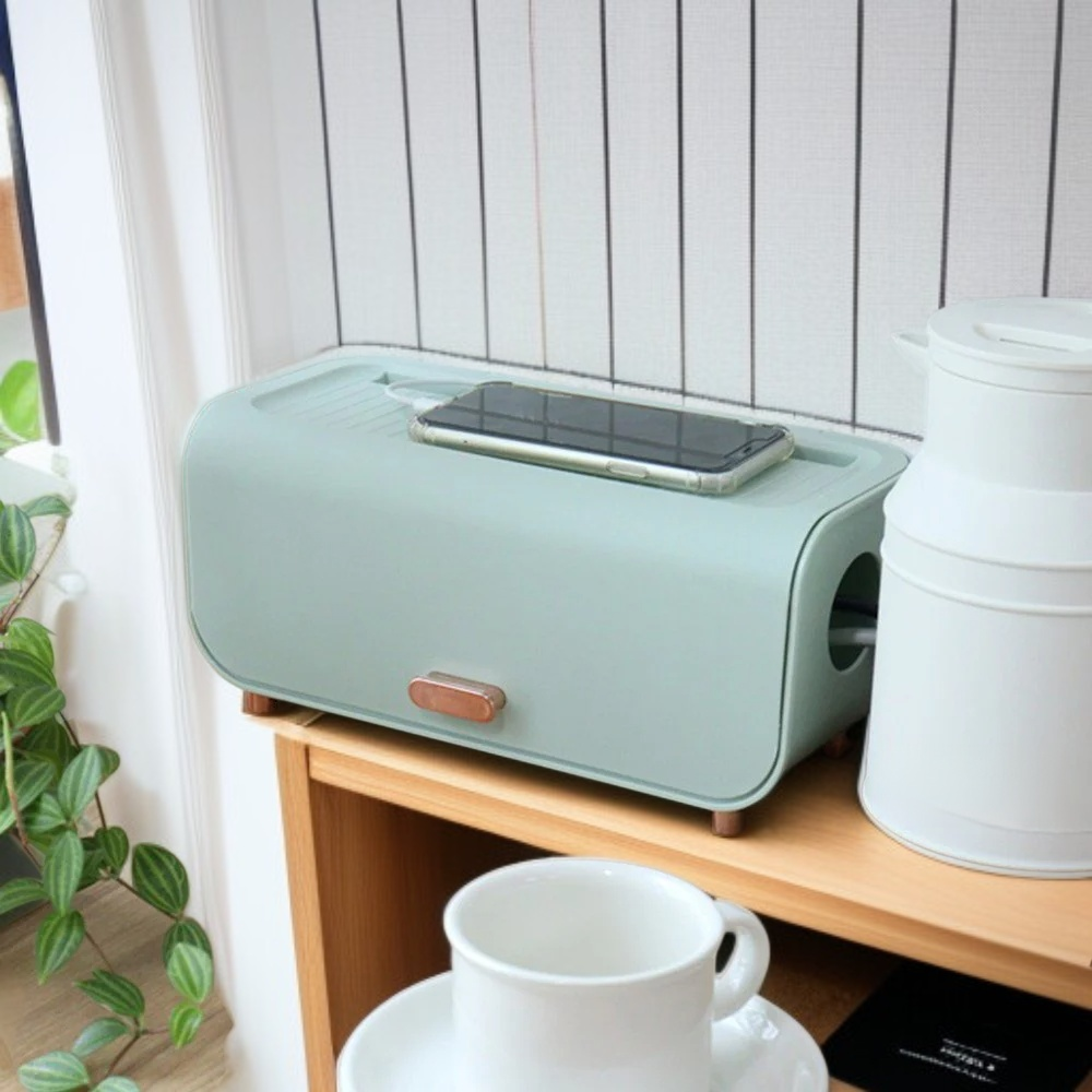 Italienisches Mehrfachsteckdosen-Organizer-Kabelmanagement Box Abdeckung