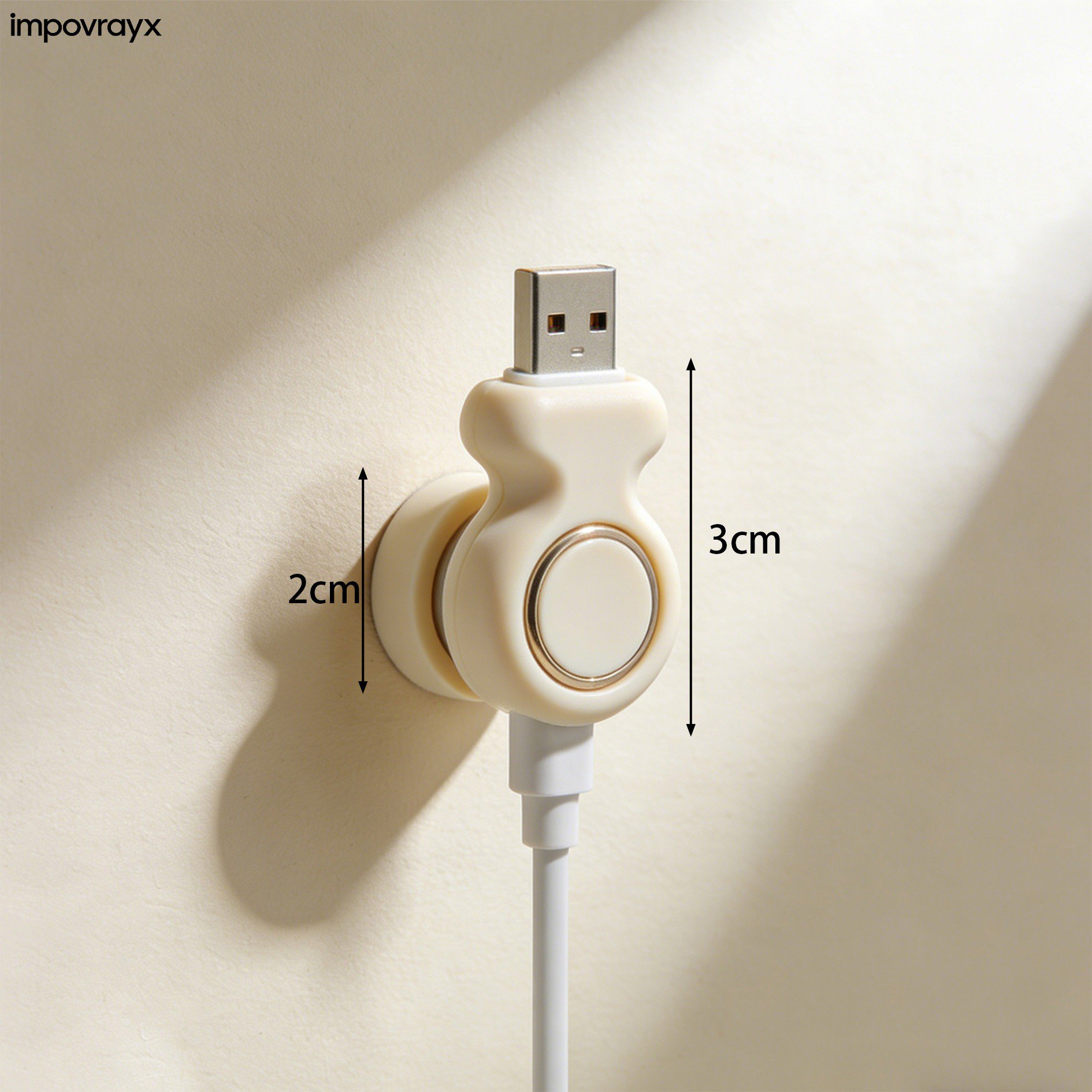 Mágneses kábelrögzítő közelről