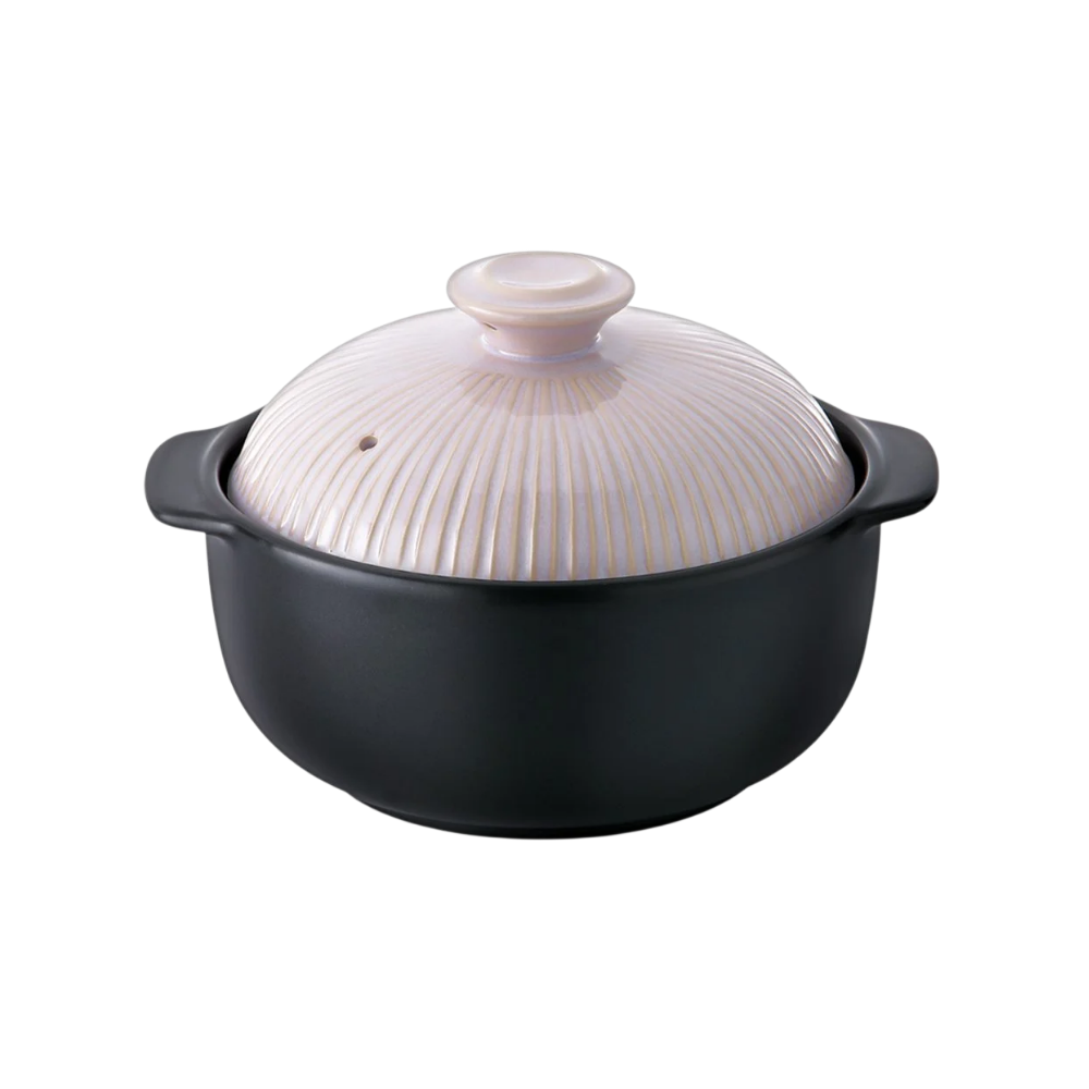 Double-eared ceramic pot