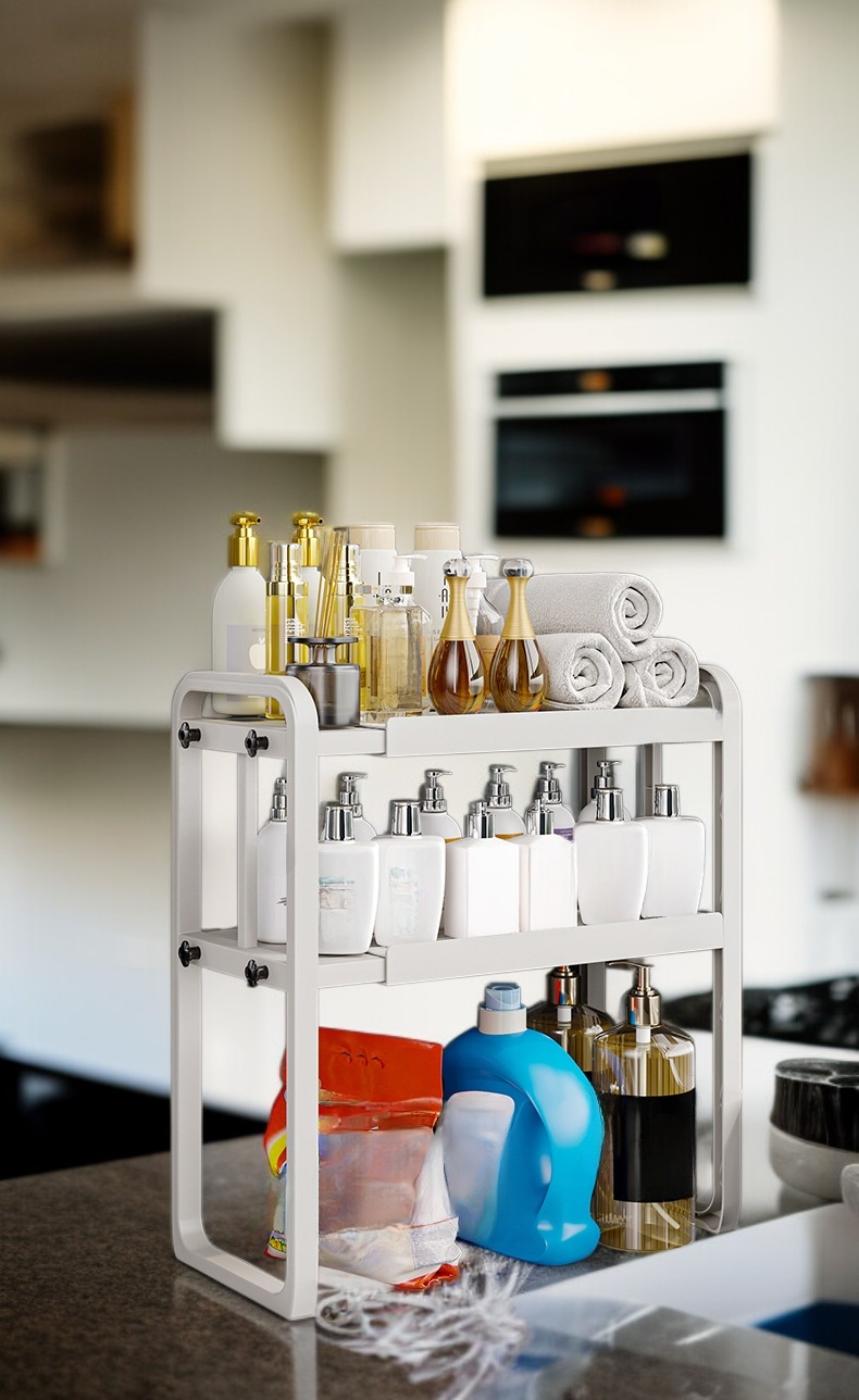 Mini kitchen shelf organizer for small kitchens