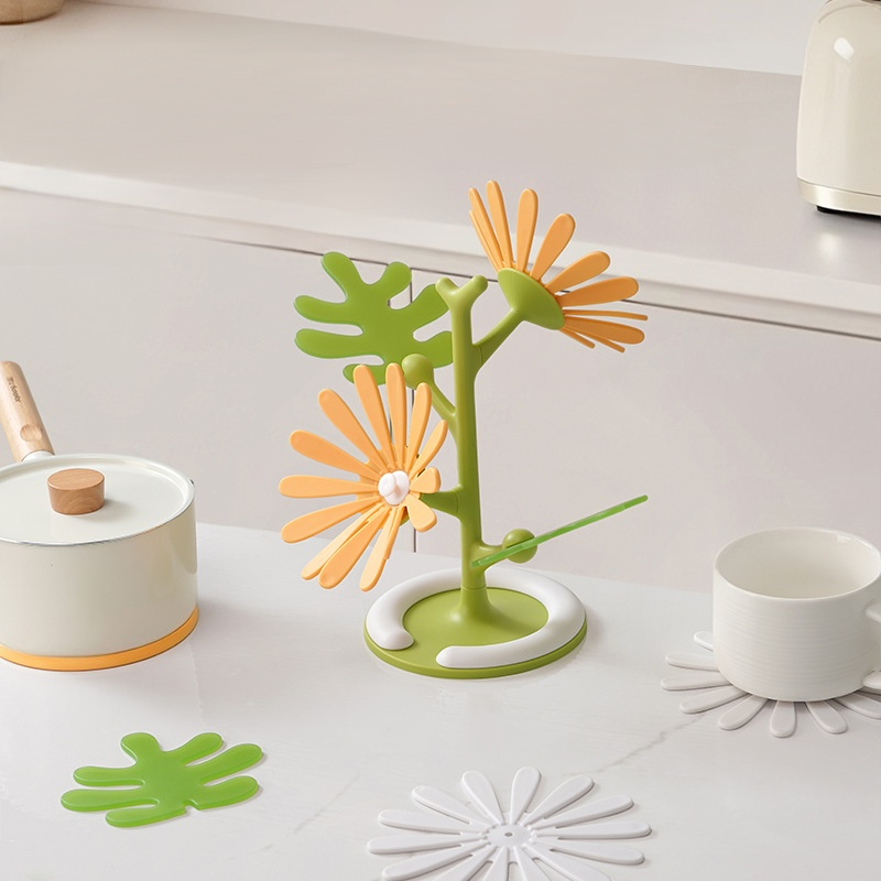 분리 가능한 데이지 냄비받침