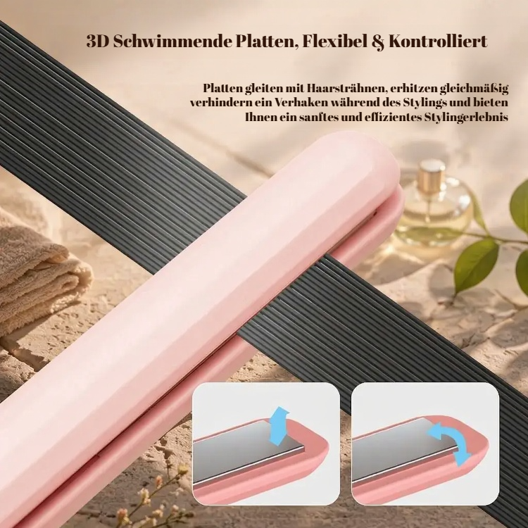 Mini Haarglätter für Pony und glattes Haar