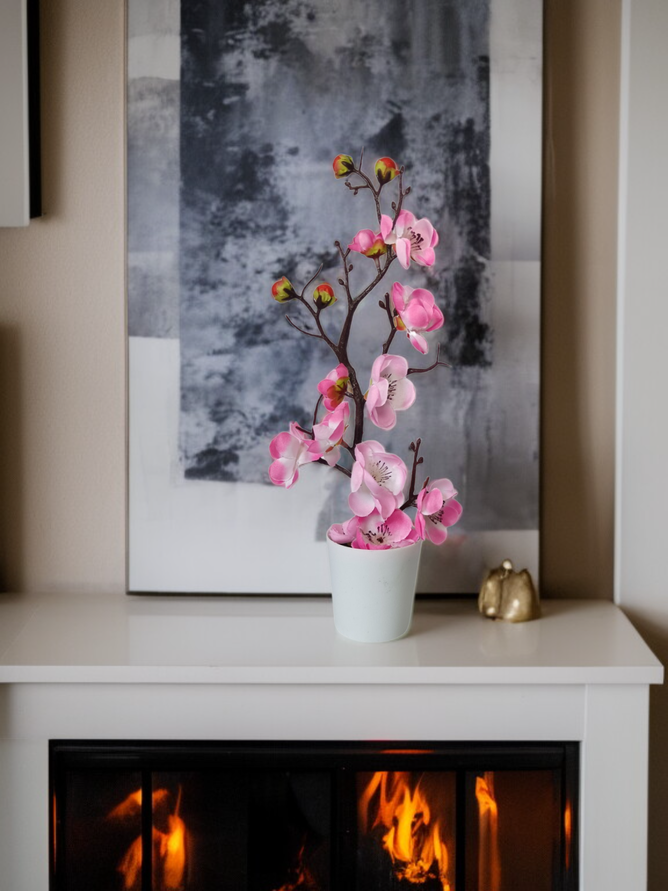 臘梅仿真花花藝設計