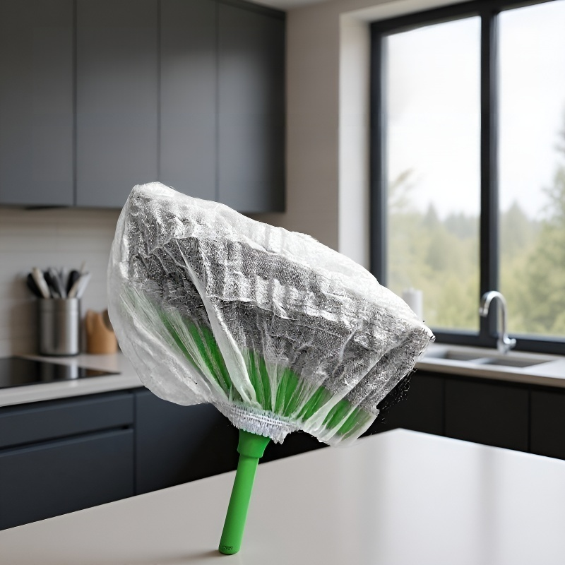 10개 일회용 빗자루 먼지 커버, 바닥 털 청소 커버