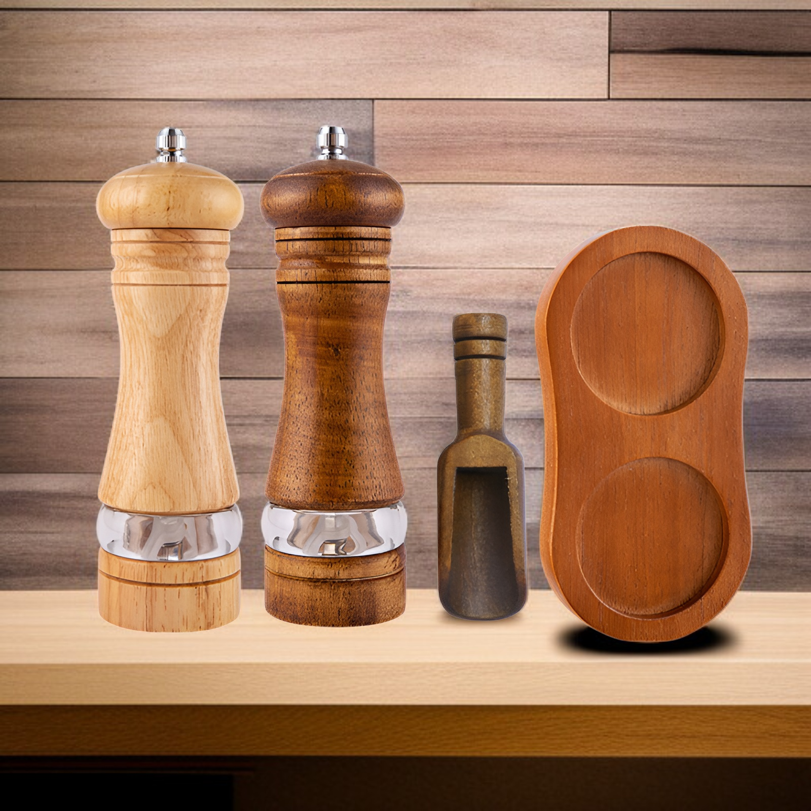 Molinillo de pimienta manual de acero inoxidable