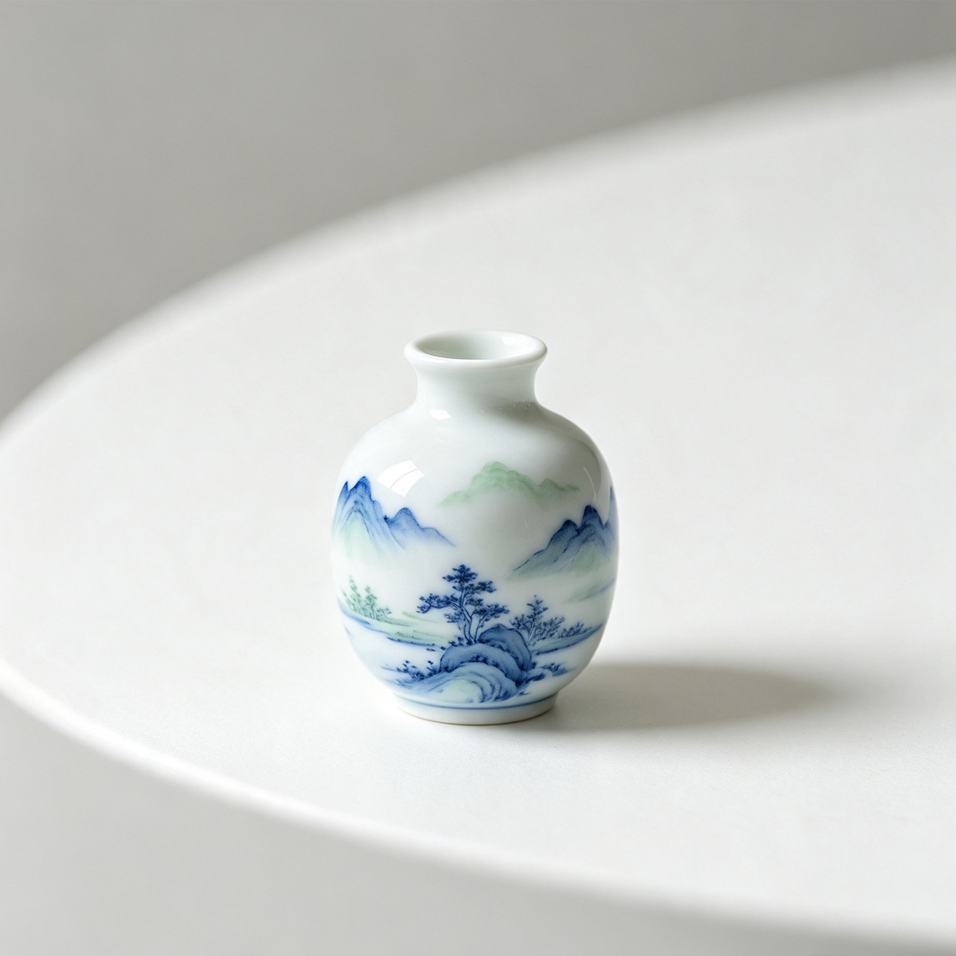 Jingdezhen hand-painted porcelain bottle