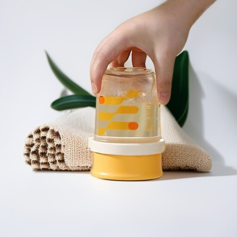 Glass of cereal with yogurt