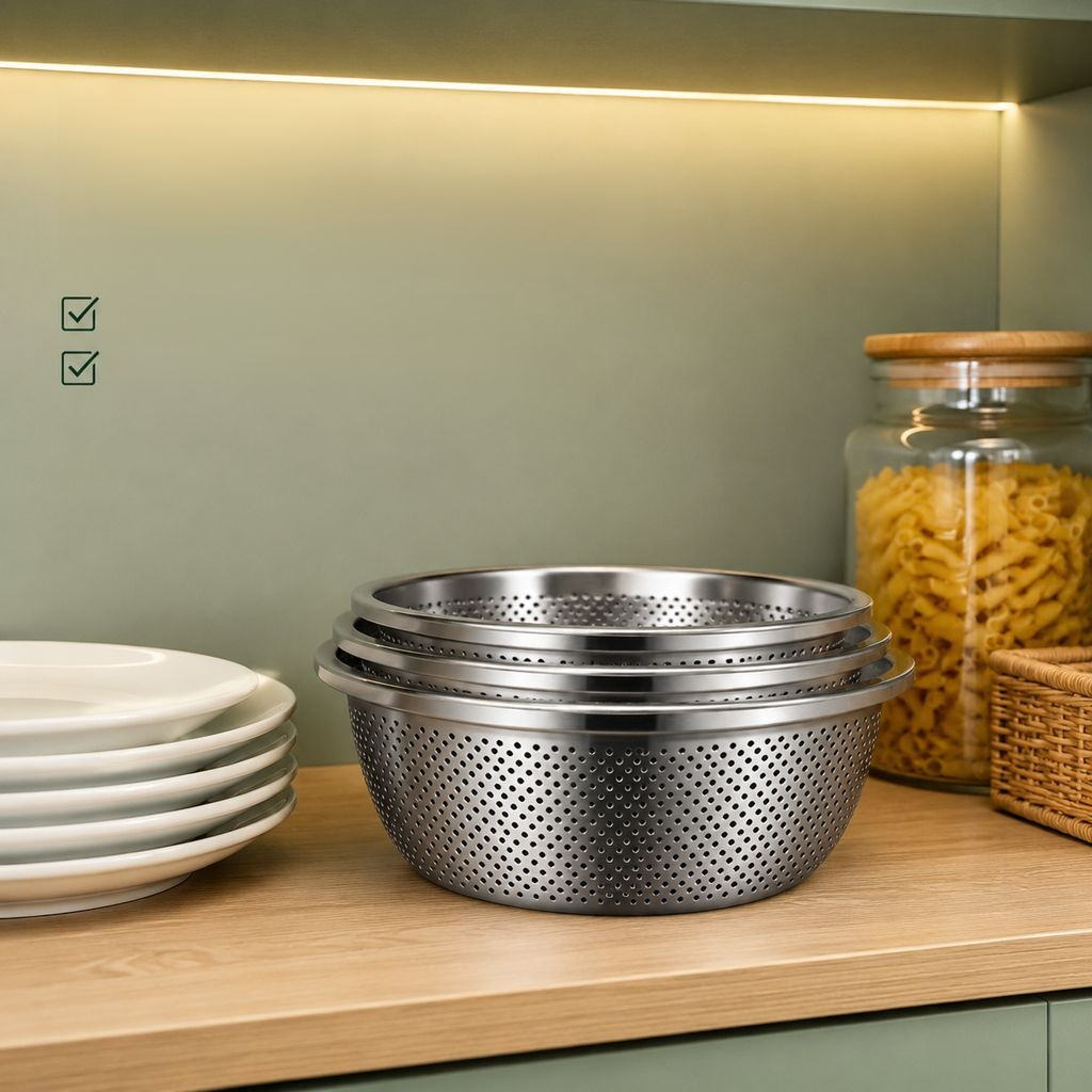 Panier égouttoir en inox