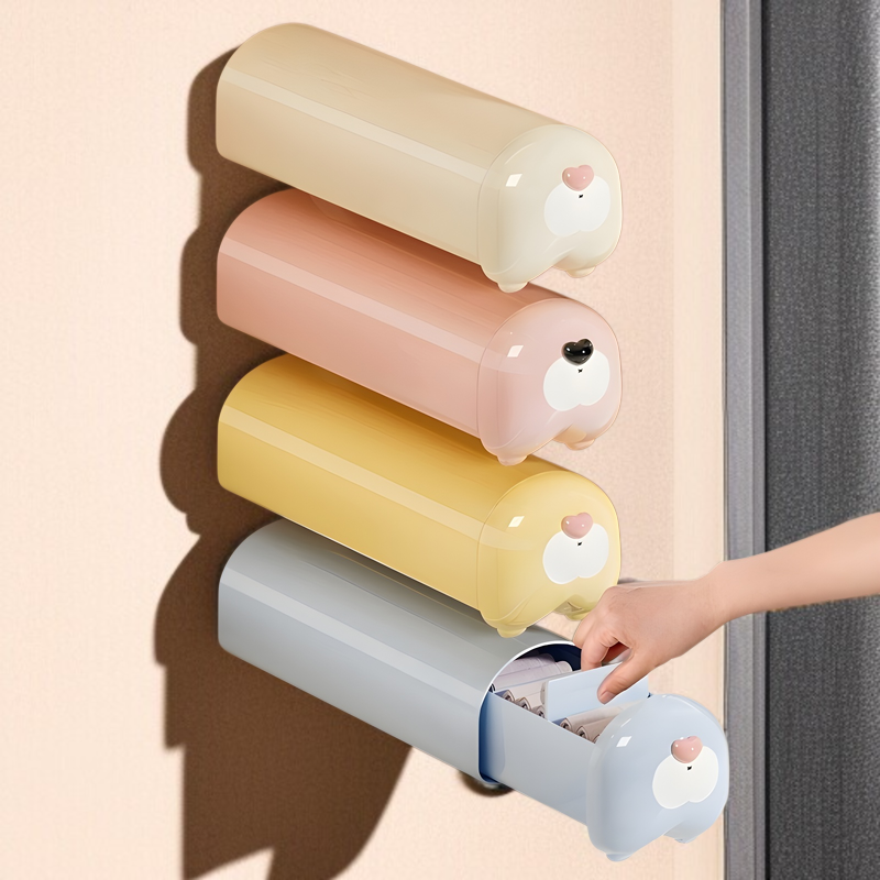 ドーパミンソックス収納ボックスホームワードローブ壁掛け下着収納ボックス大きなコンパートメント収納アーティファクト