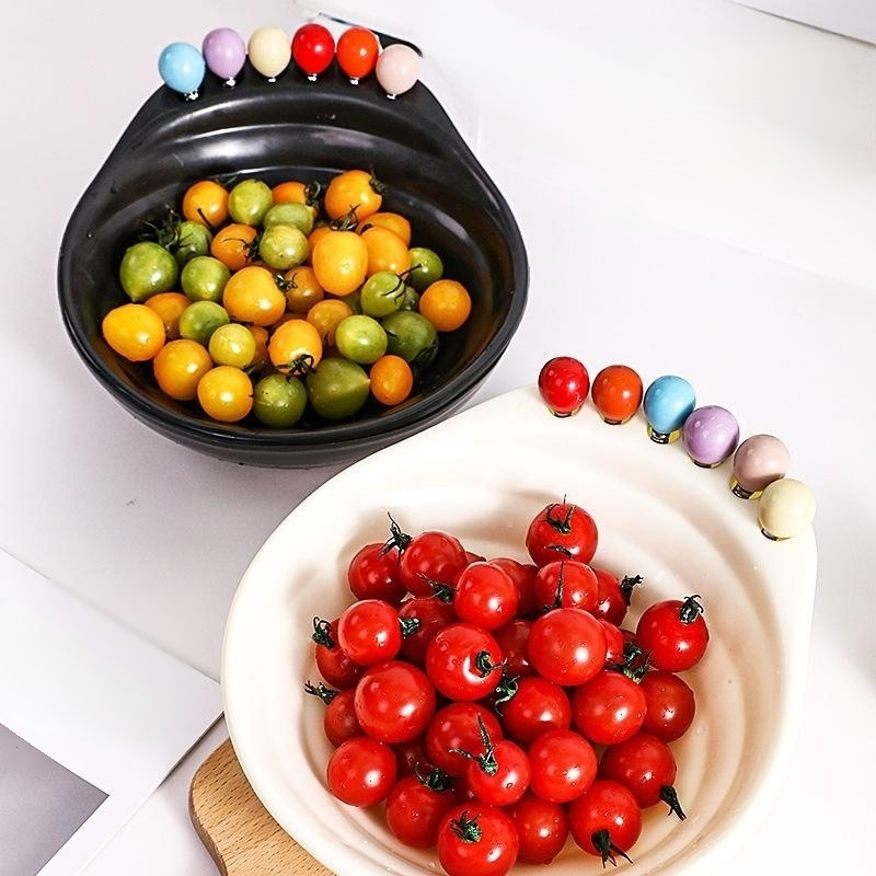 Large capacity French spiral fruit bowl