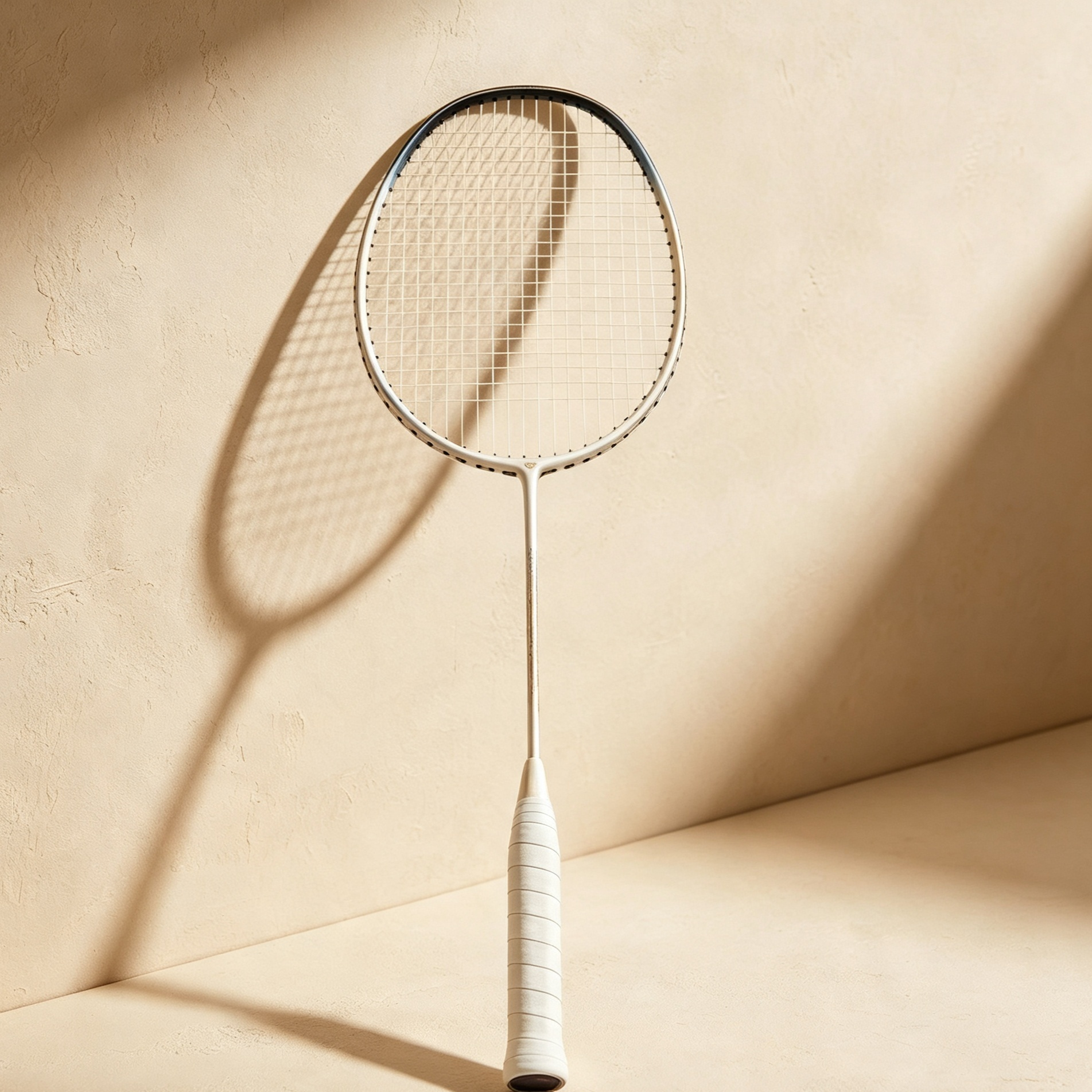 Gradient badminton racket