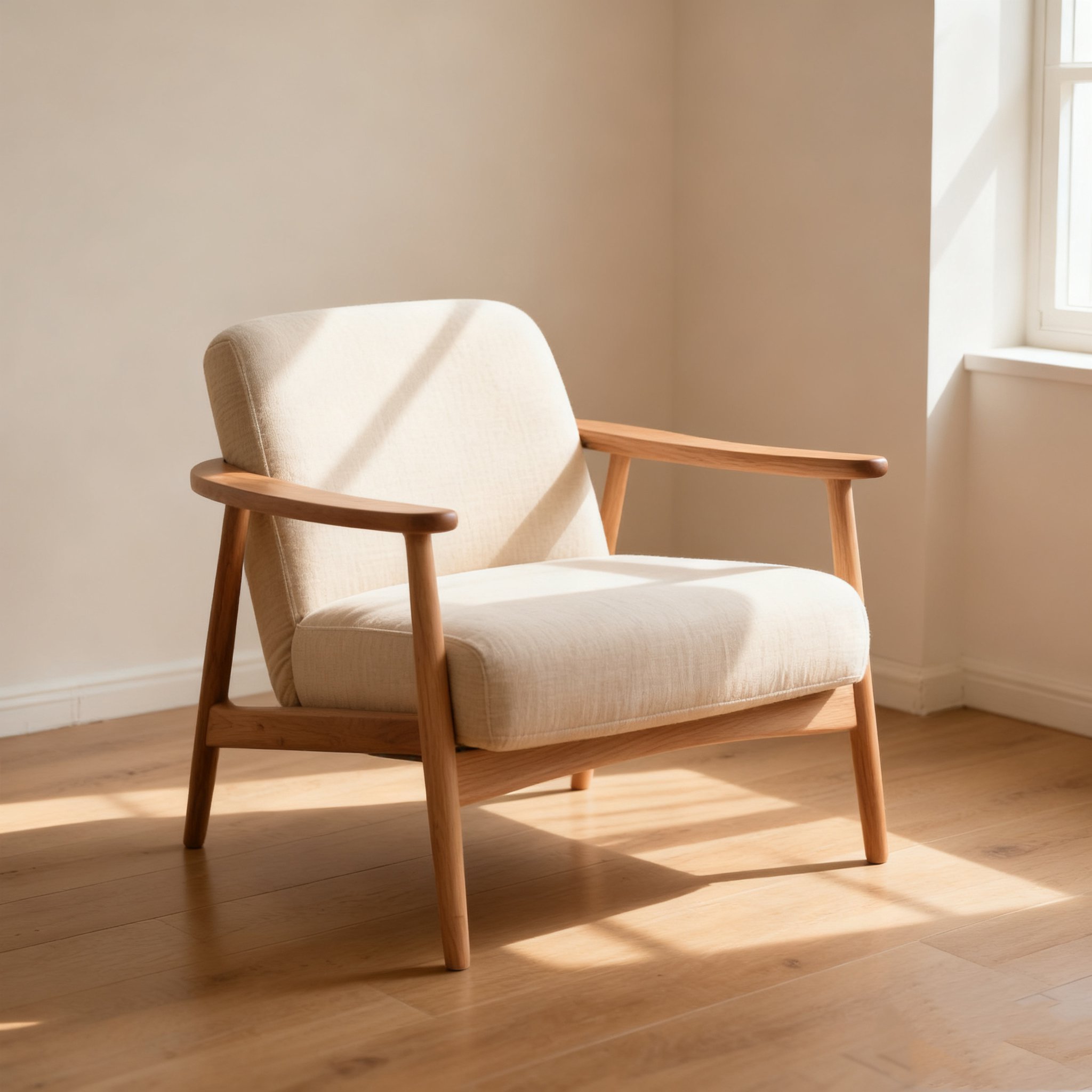 레트로 스타일 1인용 소파 체어 