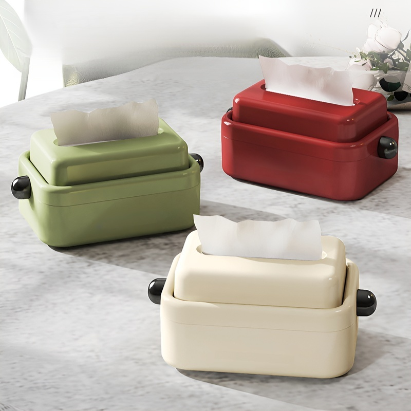 거실 비주얼 리프트 티슈 케이스 수납 케이스 가정용 아트 침실