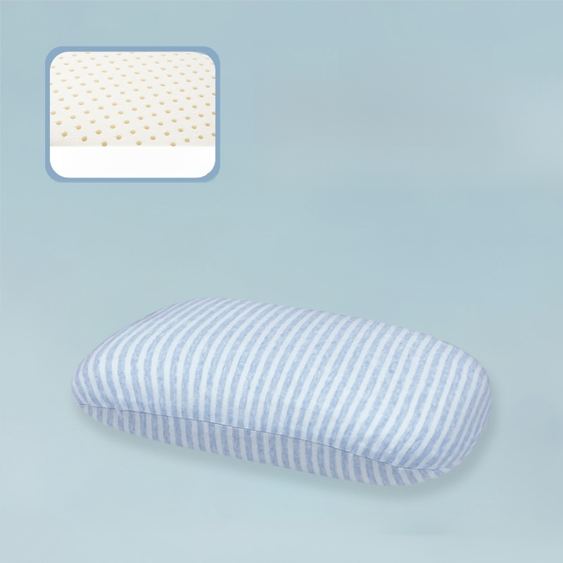 Mini portable latex sleeping pillow