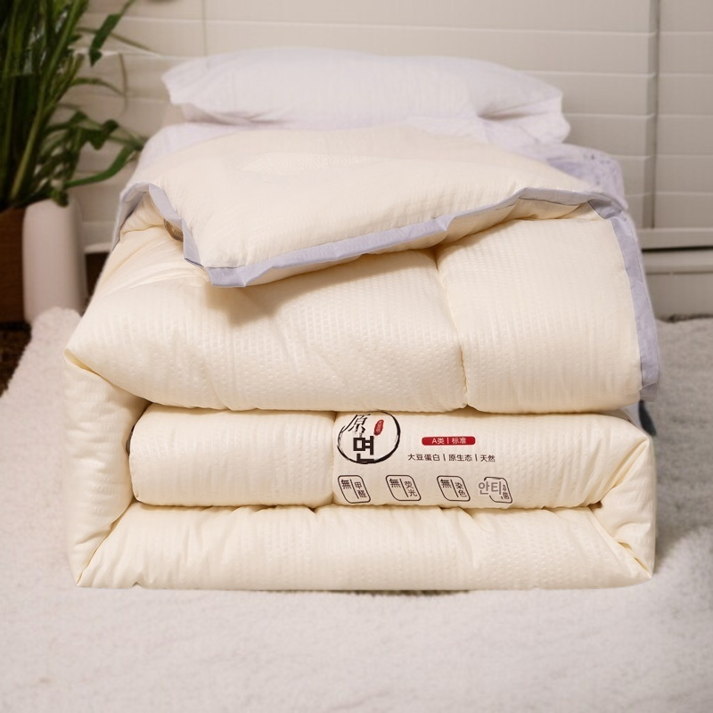 유아용 쭈리 소이불 항균 보온과 도톰한 겨울 피부 친화적인 순면 이불 봄가을 면 콩이불