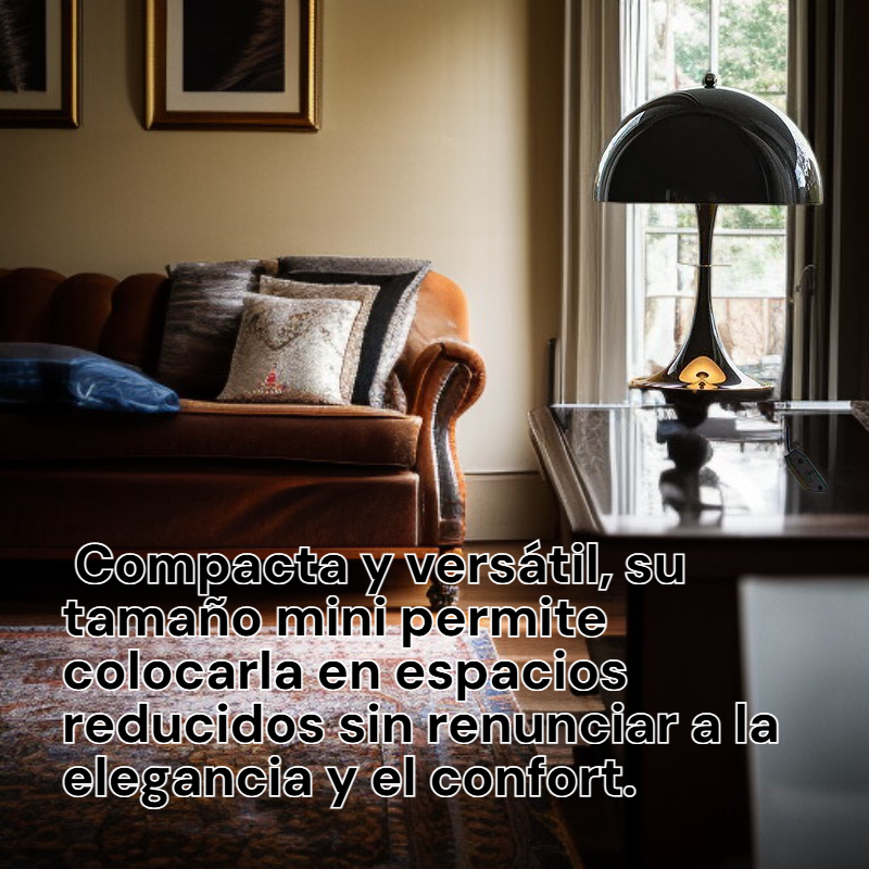 F&S Lewis Pantella Mini Mesa Lámpara de lujo brillante con lámpara incluida