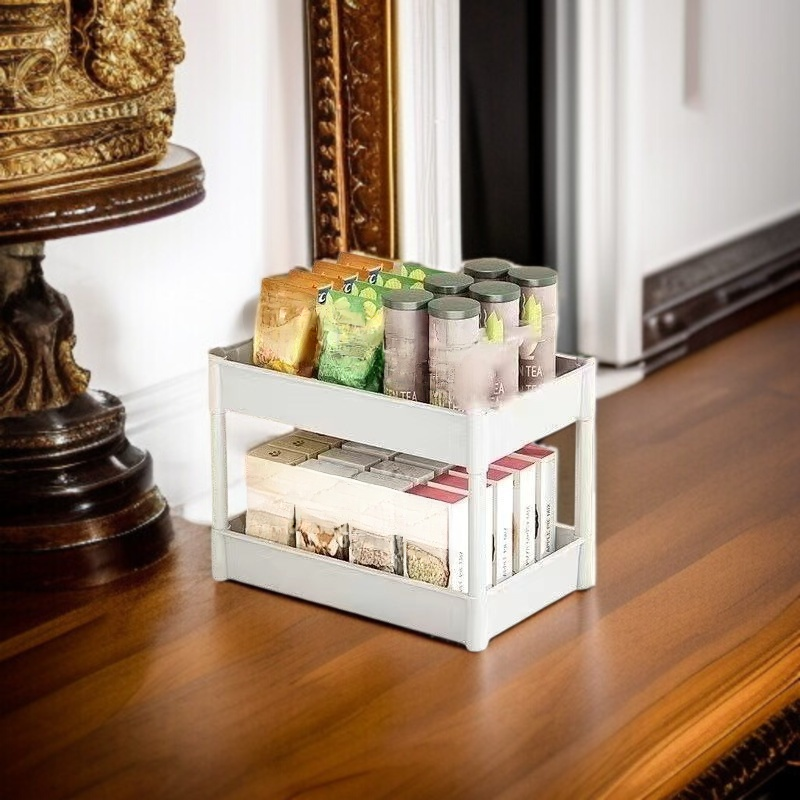 Compact and compact Organizer Organizer Shelf Rack Horizontal and vertical Multipurpose Convenient f