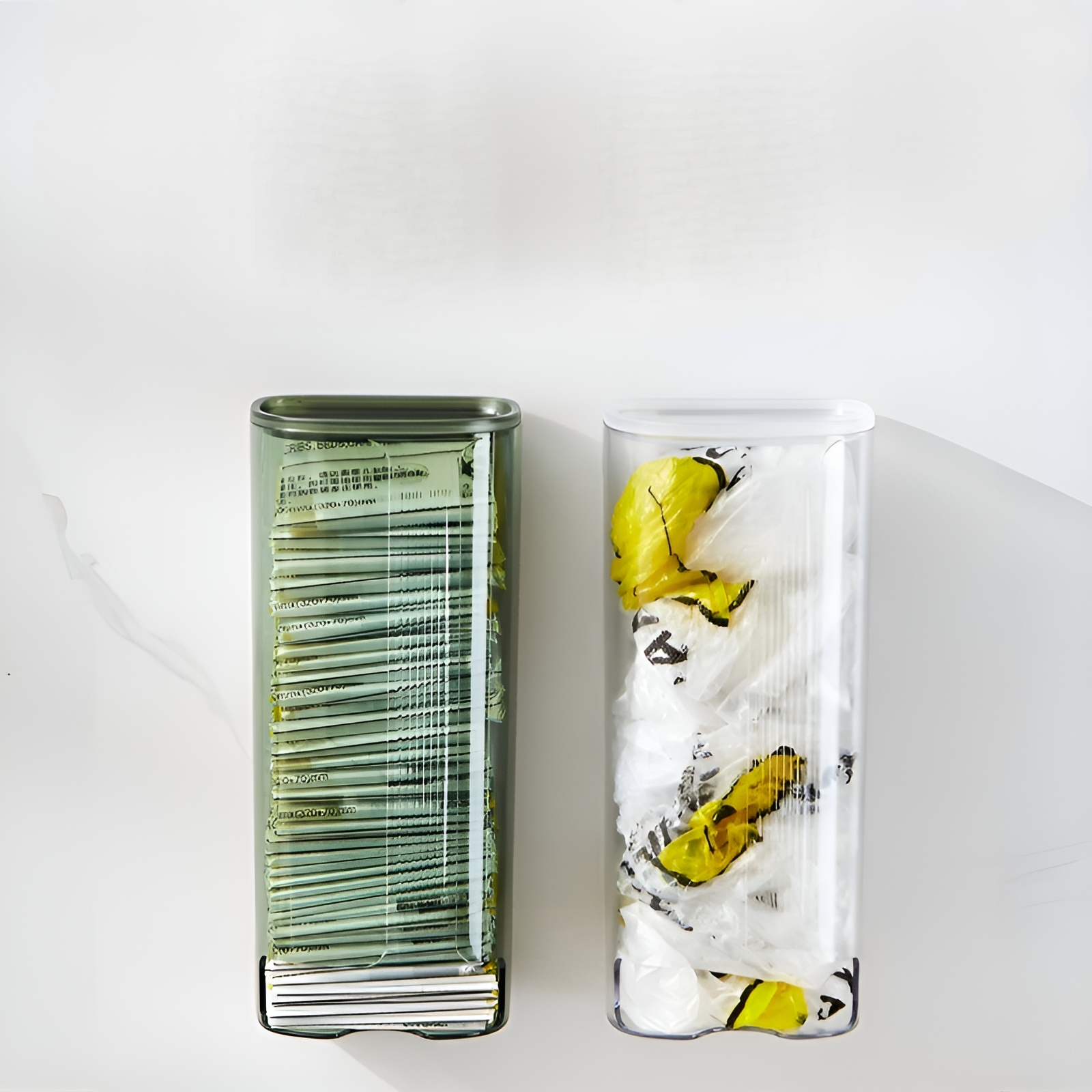 輕奢壁掛式垃圾袋收納盒