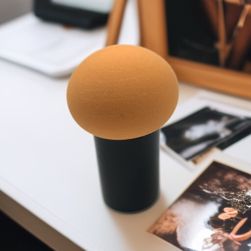 彩妝蘑菇頭粉撲