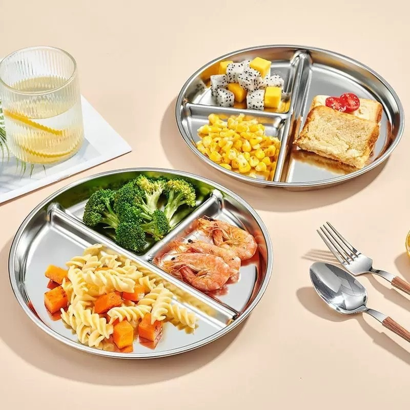 餐盤三格盤不銹鋼