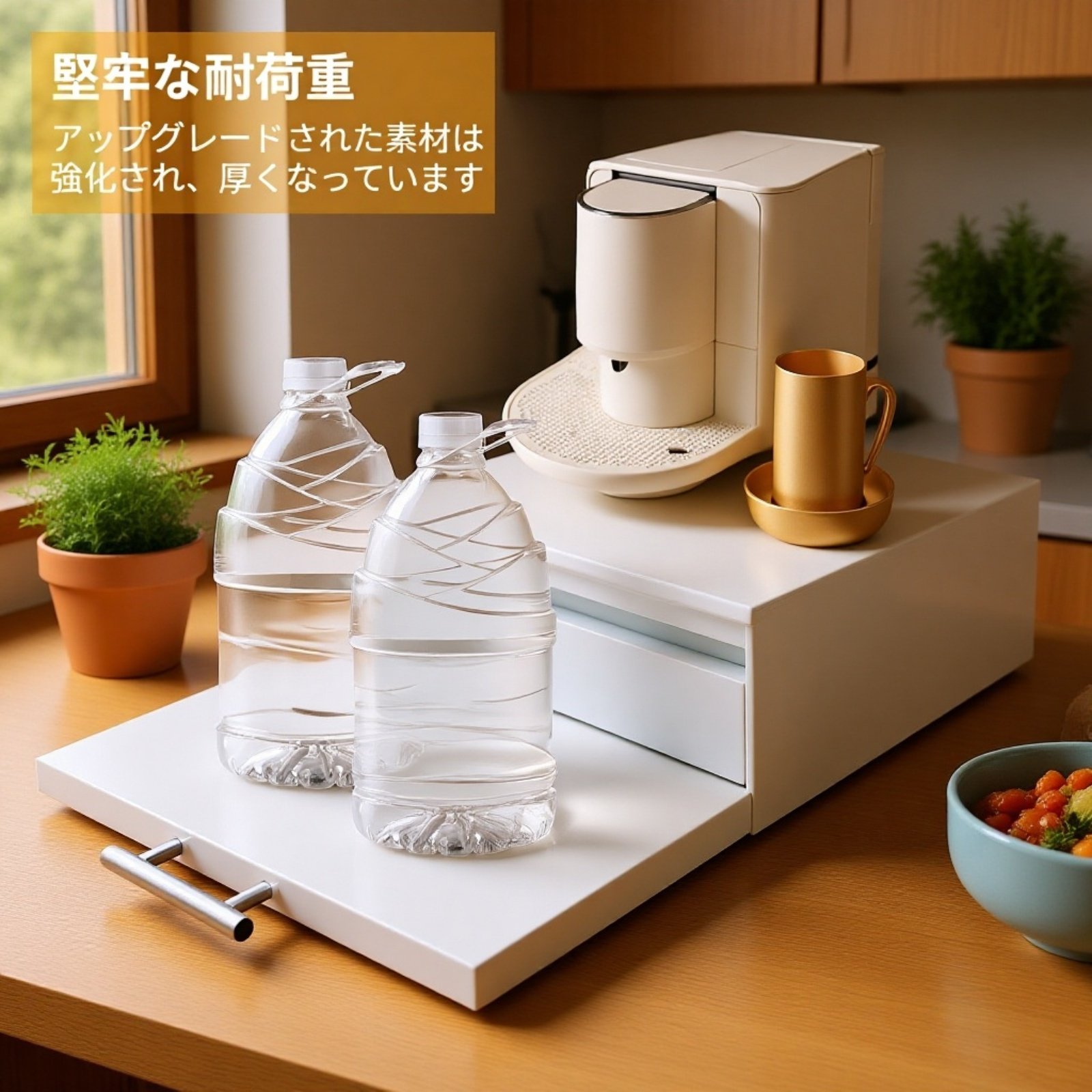 キッチン電子レンジ用吊り下げラック