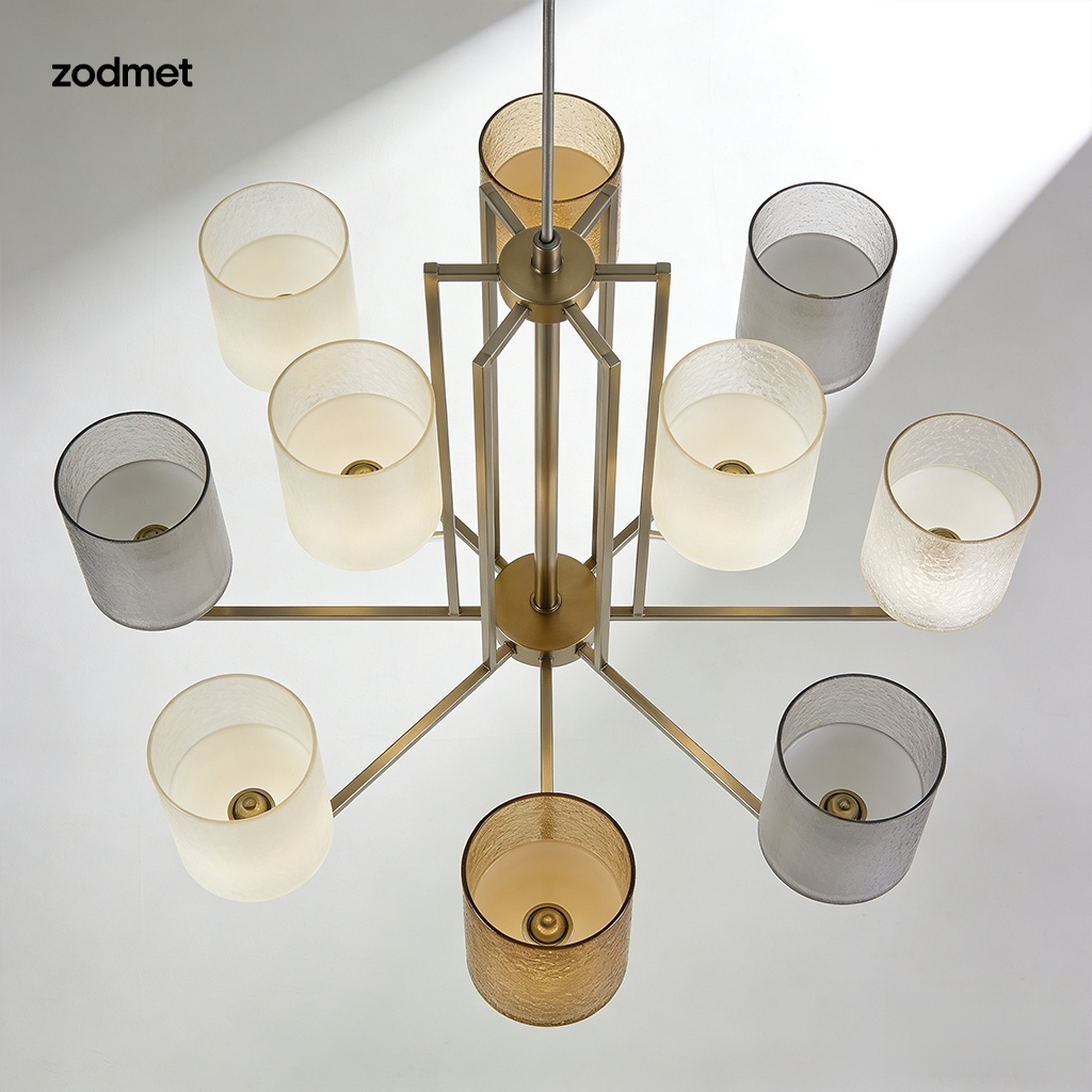 臥室專用時尚吊燈安裝效果