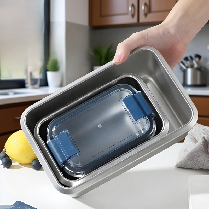 Heated Food Storage Box with Secure Lid