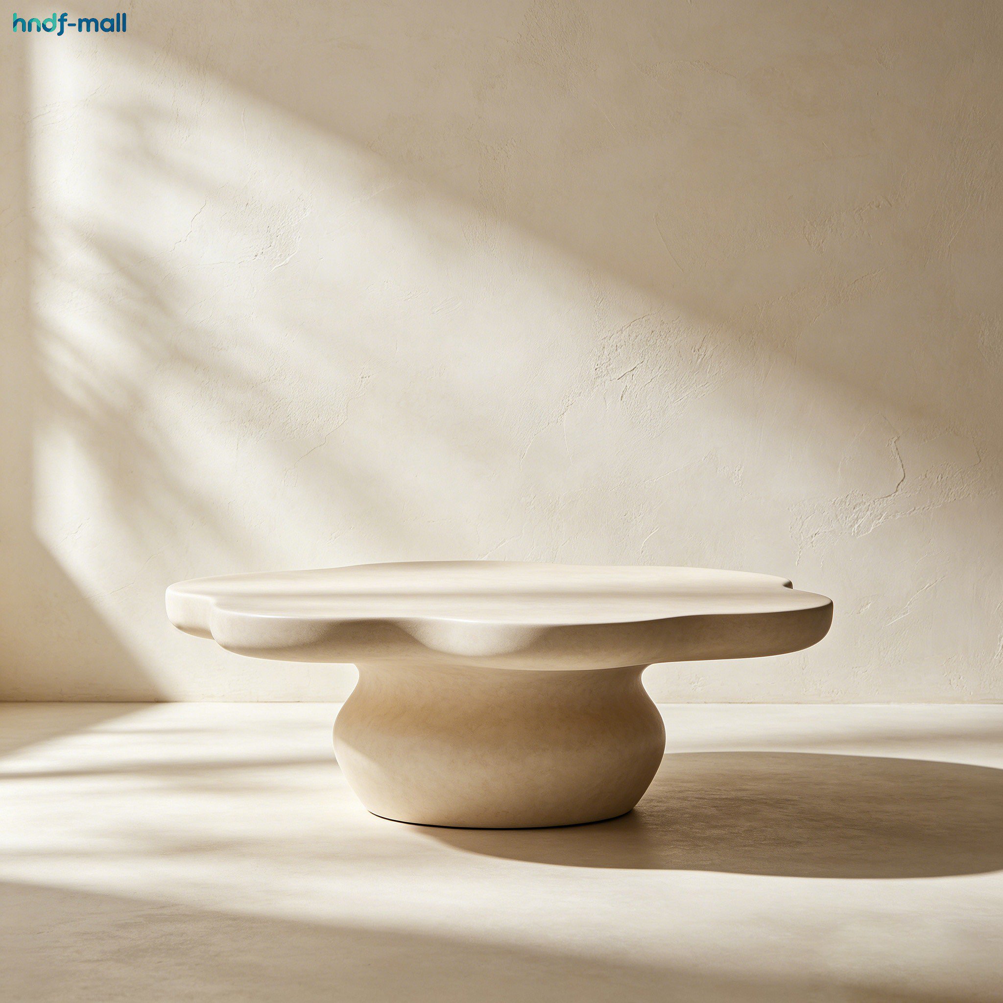 Luxury slab coffee table in modern living room