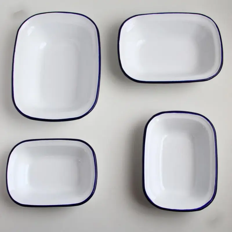 Rectangular Enamel Plate