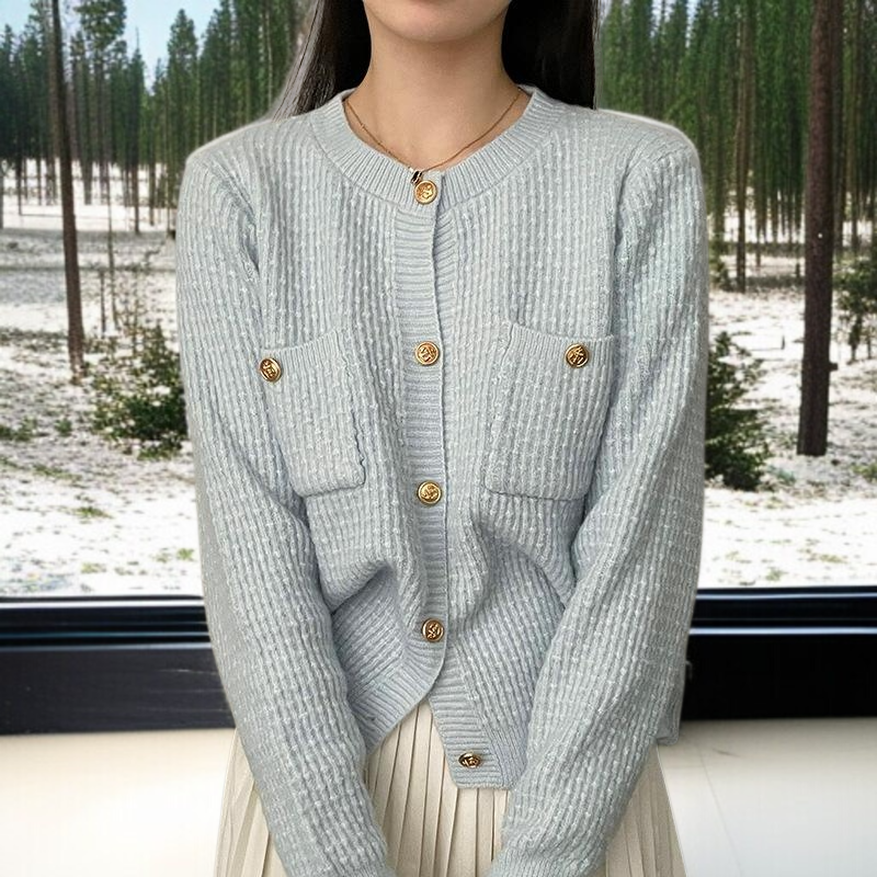 여자 초봄 부드러운 니트 스웨터 카디건 카디건 이른 봄 부드러운 니트 카디건 니트