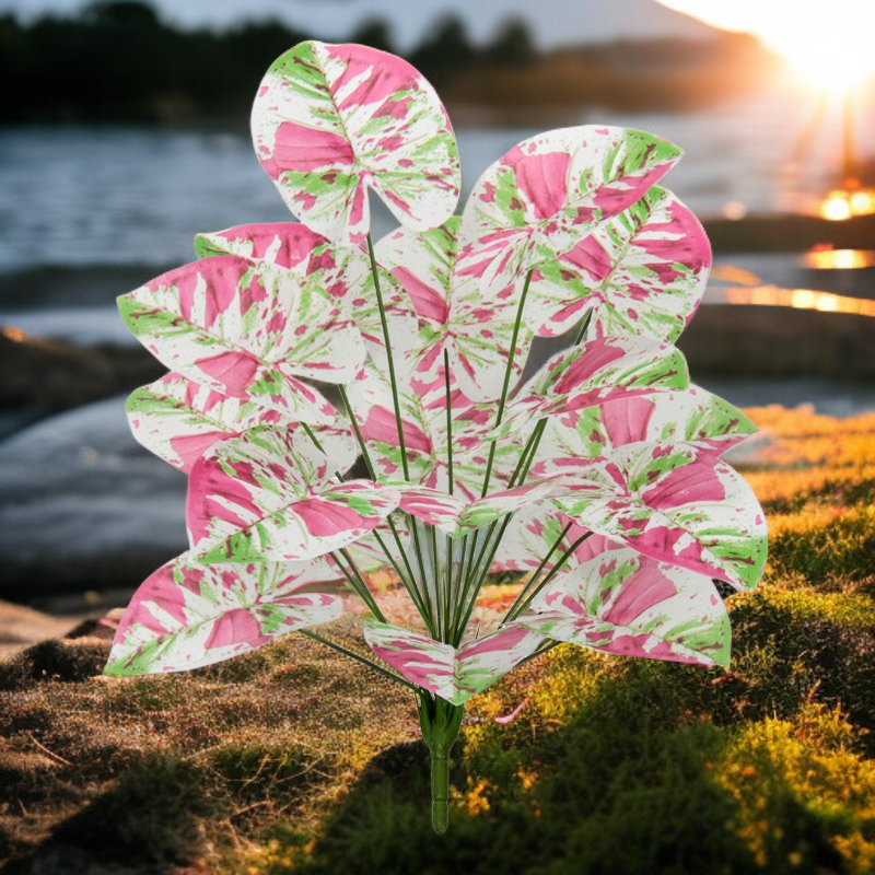 多色人工カラーリリー観葉植物　インテリア装飾用