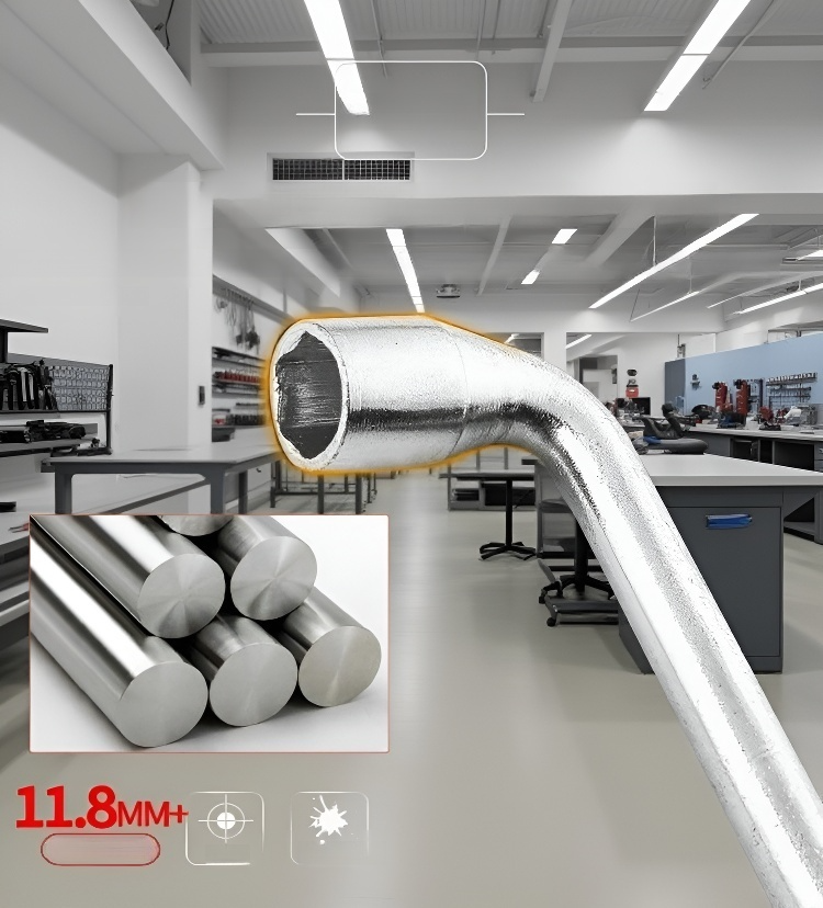 L字型レンチ持ち手部分の拡大写真